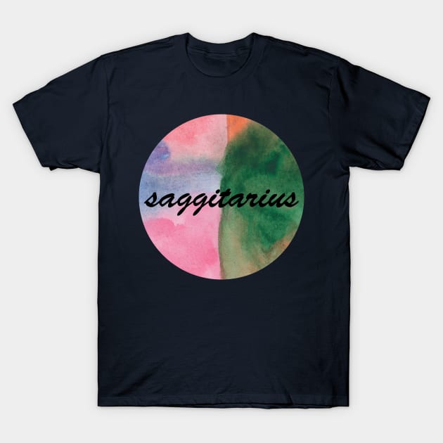 Saggitarius zodiac sign T-Shirt by deadblackpony